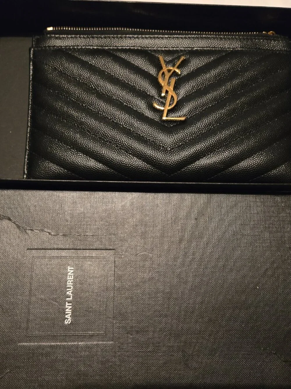 YSL pouch monogramme grain de poudre tech - Picture 3 of 7